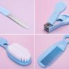 Baby Care Product 8-in-1 Grooming Kits Infant Healthcare Kit Newborn Haircomb Brush Finger Toothbrush Fever Thermometer