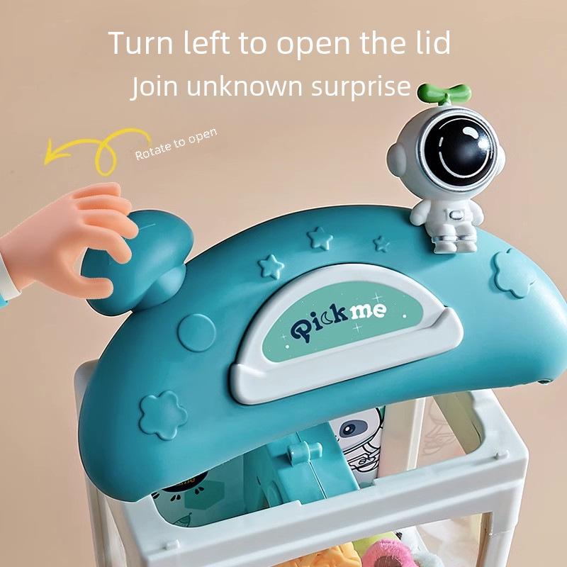 Mini Claw Machine Toy for Kids - 4+ Birthday Gift with 3 Doll Clips