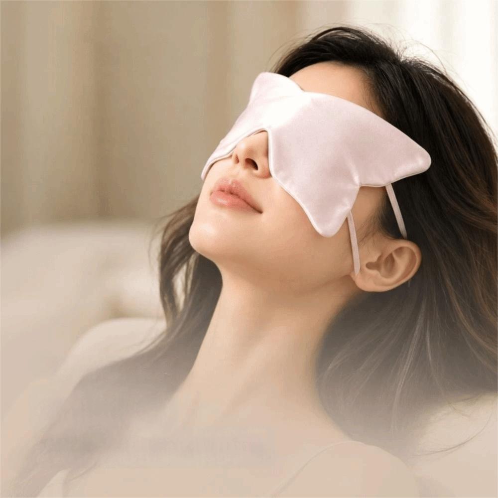 Double Sided Light Blocking Eye Cover Portable Butterfly Print Eye Mask Sleep Eye Mask Home Naps