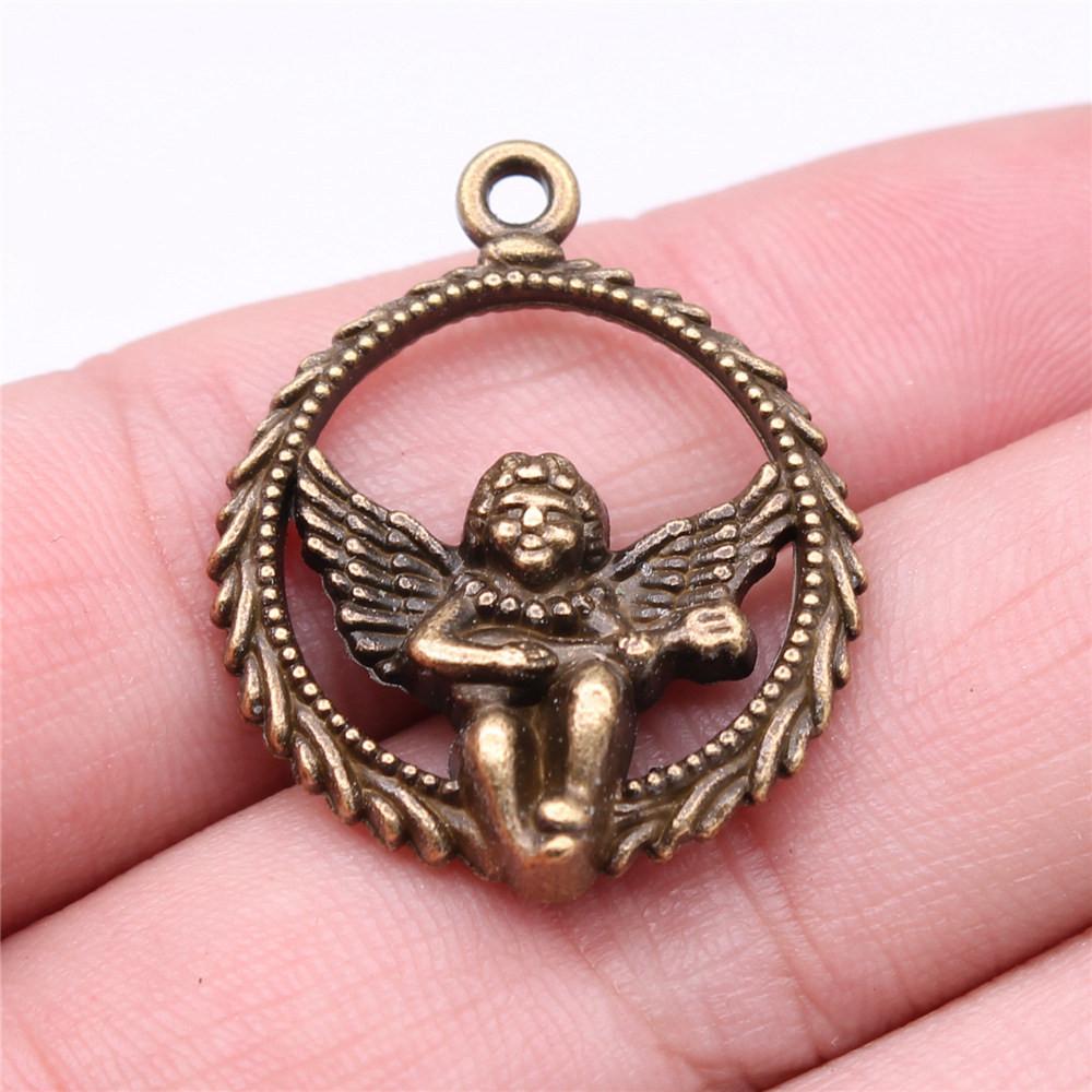 Big Angel Charms Pendant Couple Jewelry Unusual Gifts For