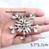 Luxury White Rhinestone Hotfix Stickers: Super Shiny DIY Dress Accessories with Hot Melt Adhesive