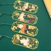Tassel Brass Bookmark Painted Pagination Mark Retro Book Clip  School Office Supplies