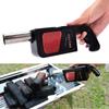Elektrischer Grillventilator, Luftgebläse für Outdoor-Camping, Grill, Picknick, tragbarer Handventilator, Grill, Grill, Kochzubehör