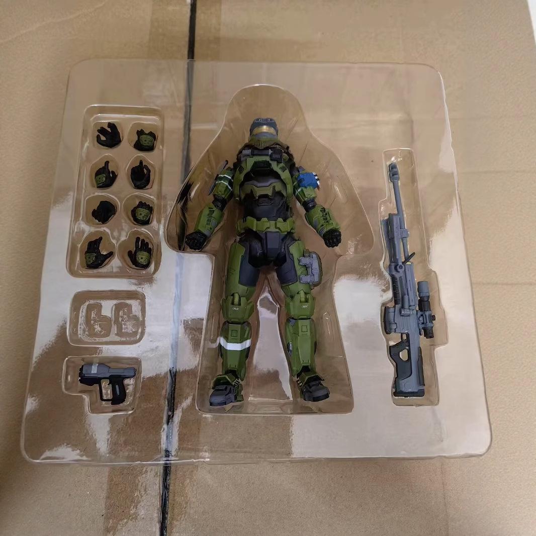 

Зчленована фігурка Master Chief з ПВХ, колекційна модель, іграшка 18 см no box