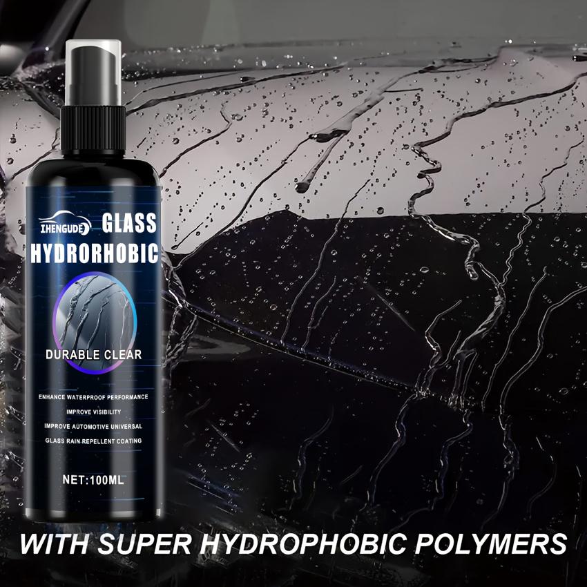 Car Glass Rainproof Spray, Car Waterproof Coating Agent, Waterproof, Rainproof and Anti-Fog Glass Cleaner, Car Windshield Cleaning Spray