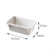 Multifunctional Storage Baskets Desk Supplies Organisers Rectangular Tray Case Bin for Bathroom