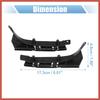 ACROPIX 1 Pair Left and Right Side Front Bumper Mounting Support Bracket 51117116667 51117116668 for BMW X5 E53 2004-2006 Car Parts