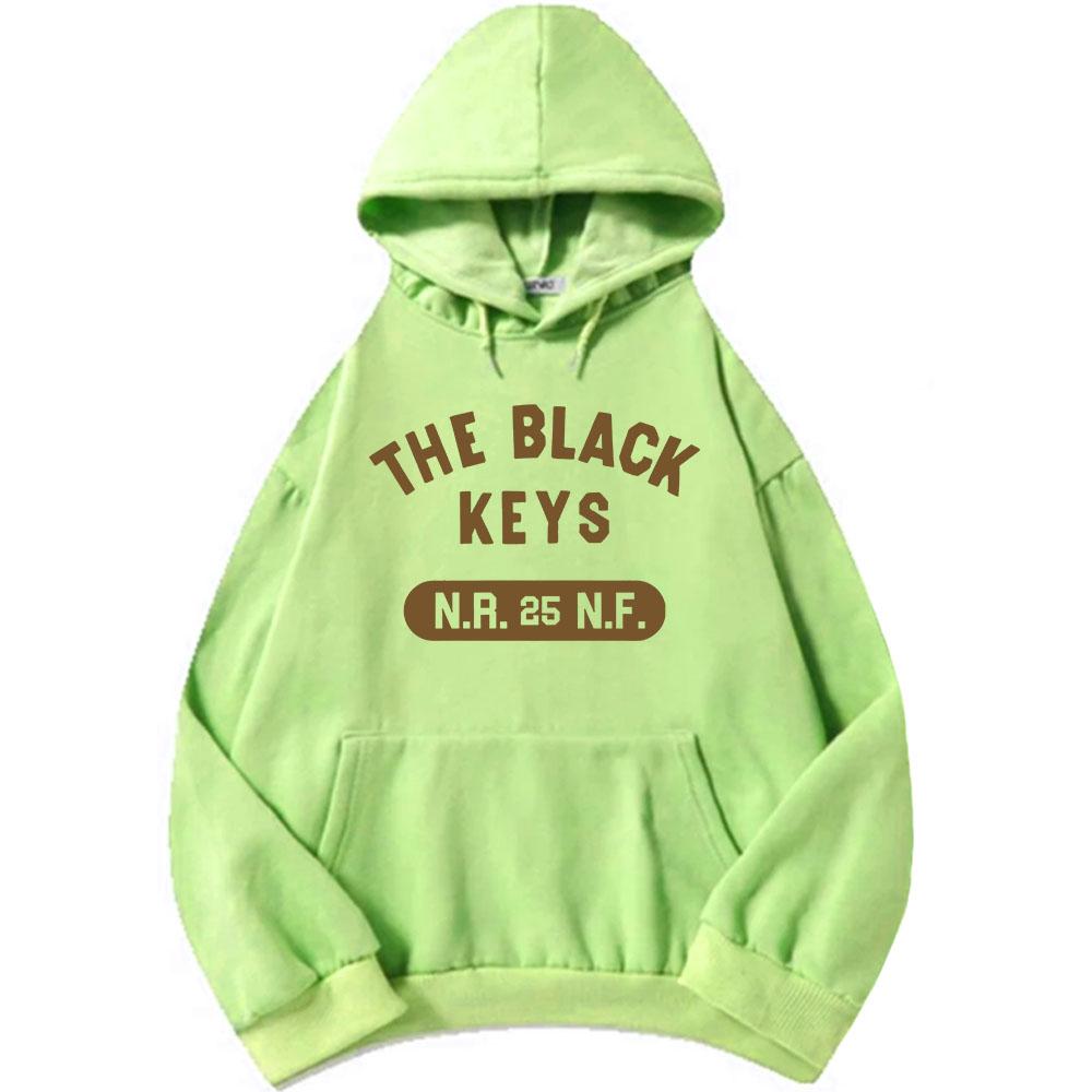 The Black Keys NRNF Sweats à capuche Manches longues Polaire Sweat à capuche pour homme Décontracté Unisexe Streetwear Lourd Mental Mode Pull