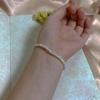 Feedback Natural Baroque Freshwater Pearl Bracelet Women's Elastic Line Elastic String Rope Bracelet Simple Versatile Wholesale