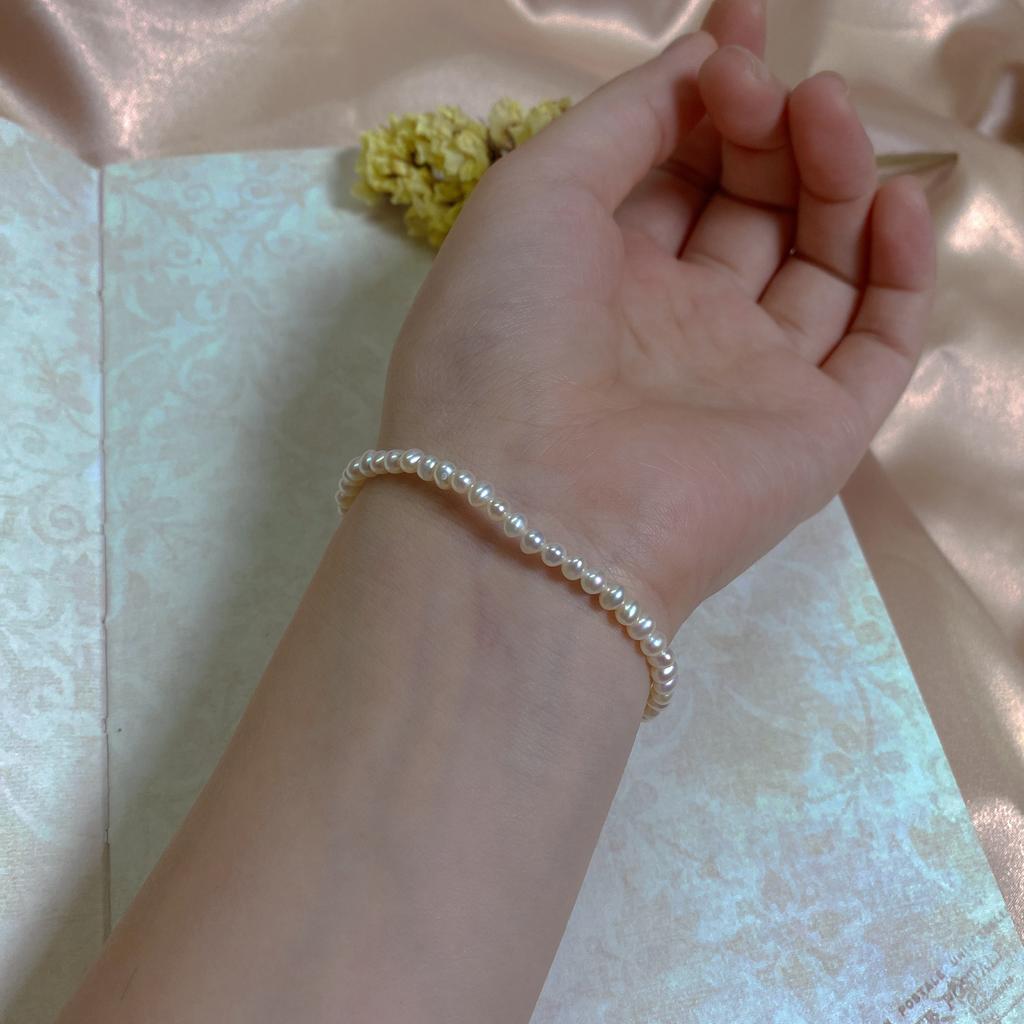 Feedback Natural Baroque Freshwater Pearl Bracelet Women's Elastic Line Elastic String Rope Bracelet Simple Versatile Wholesale