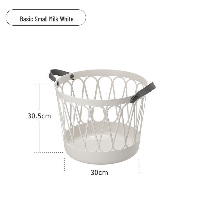 Movable Laundry Basket for Dirty Clothes - Household Bathroom Hamper