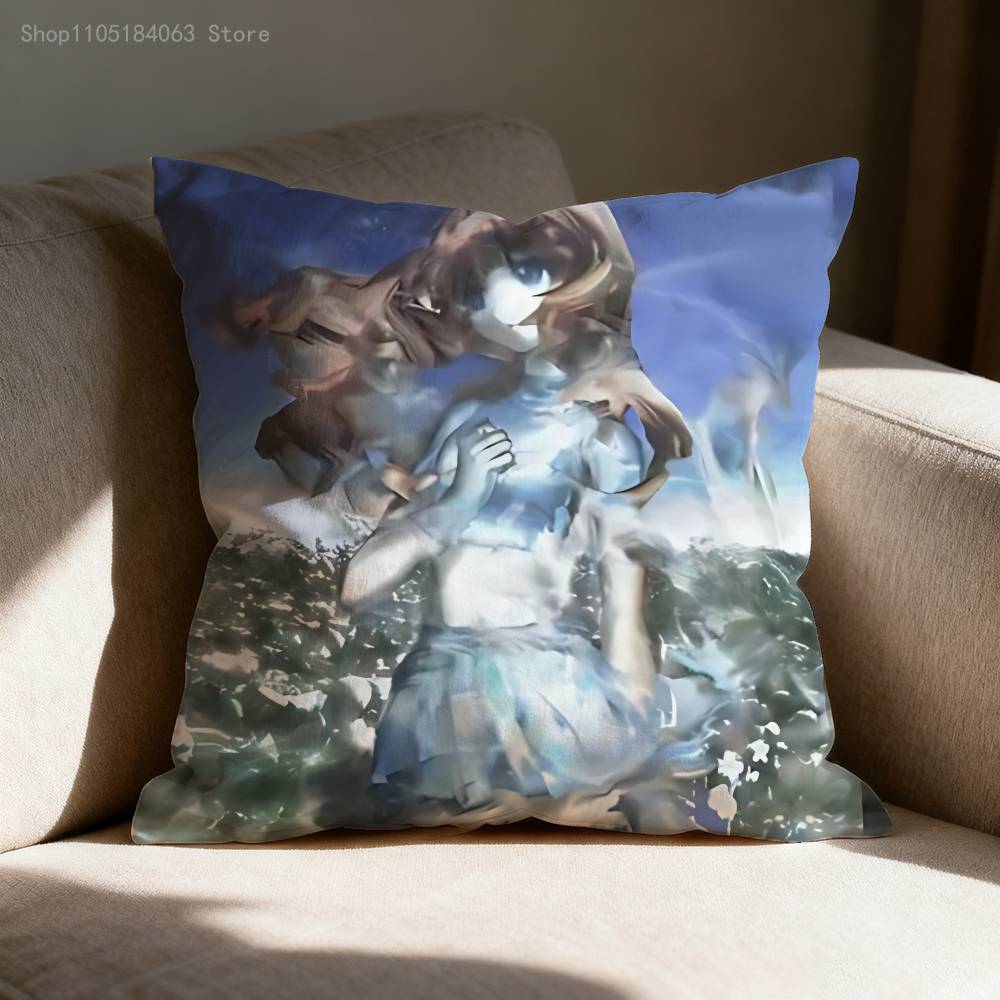 N-Ninajirachi EDM I Love My Computer Pillow Case For Sofa Decor Car Office Room Printing Cushion Cover Decorations and Protector