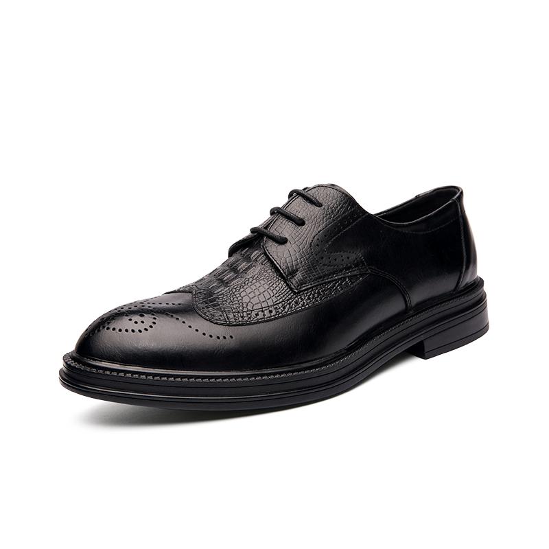 Fashion Men's Formal Leather Shoes Classic Retro Design Style Party Outdoor Wedding Leisure Business Walking Men's Hot Sales Shoes 38-45
