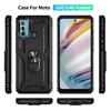 Pro Motorola Moto G40 Fusion Case Rugged Armor Shockproof Phone Case Pro Moto G31 G41 G51 G71 5G držák magnetického kroužku zadní kryt