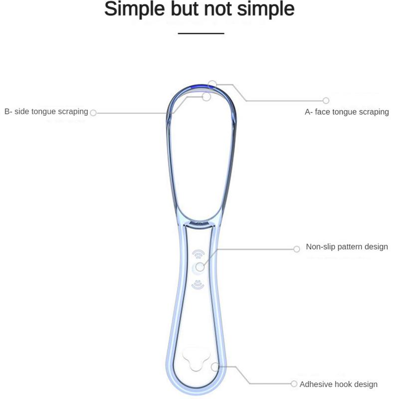 Adult Tongue Scraper Tongue Cleaner Remove Halitosis Tongue Coating Oral Care Tongue Scraping Brush Oral Care Tool