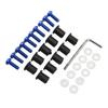 M5 Motorcycle    S Nuts Gaskets Set Aluminum Alloy Rubber Replacement for  