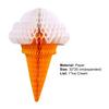 Ice Cream Centerpiece Foldable Vibrant Color Party Accessory Party Birthday Baby Shower Party  Ice Cream Centerpiece for Family