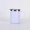 12oz Stainless Steel Vacuum Insulated Travel Mug With Handle Leakproof Coffee Cup Office Home Outdoor Use