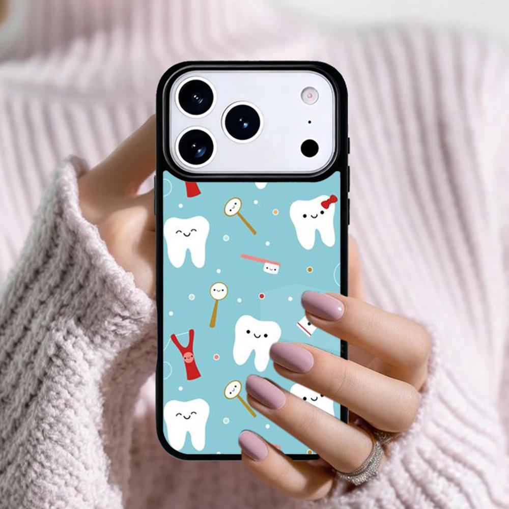 Dental Definitions Tooth Phone Case For Apple iPhone 17 Air 16E 15 14 Plus 13 12 11 Pro Max Mini Funda Cover