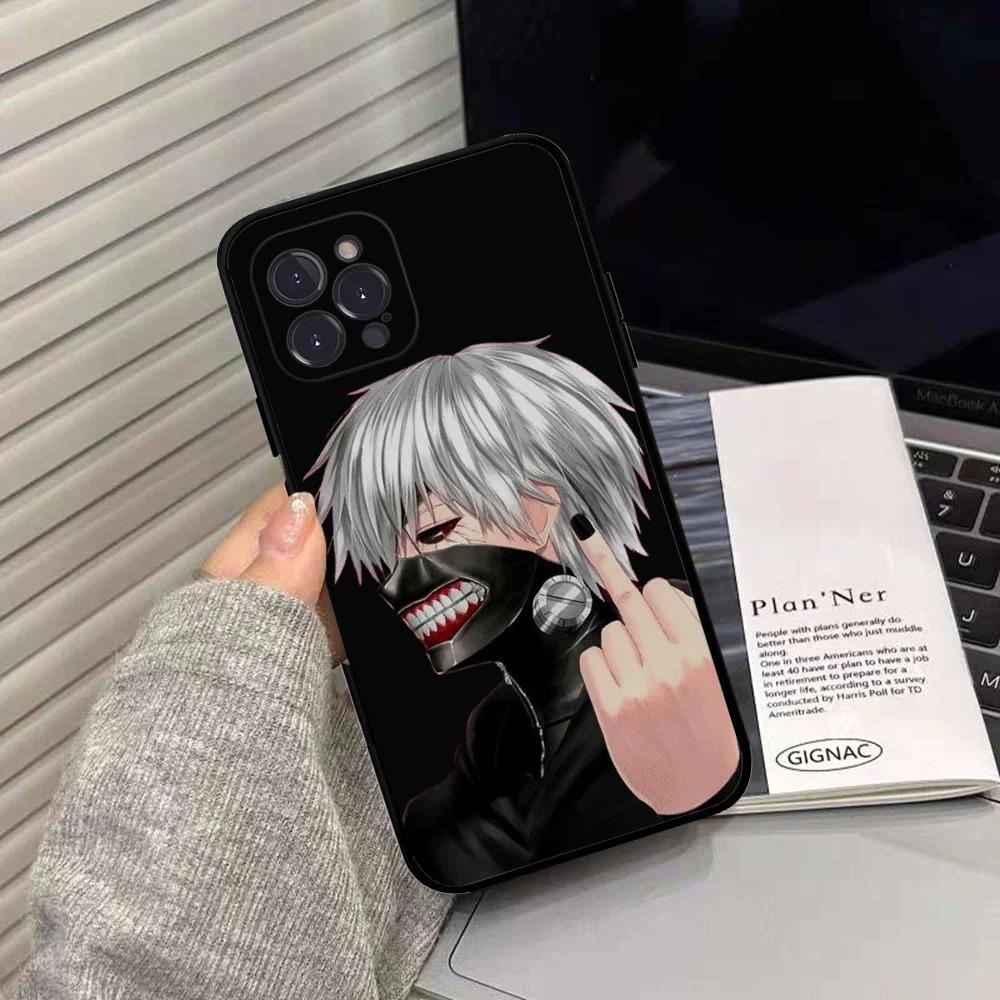 Anime Tokyo Ghoul Kaneki Ken Phone Case For iPhone 16 15 14 13 12 11 Pro Max XS X XR 7 8 SE Silicone Soft Cover