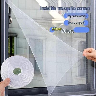 Tela de Janela Autoadesiva de Gaze à Prova de Mosquitos para Verão e Uso Doméstico Diário