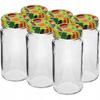 Glass Jar with Screw Cap TO Fi43 90ml 6 Pcs