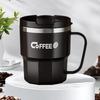 WORTHBUY Insulated Cup 304 Stainless Steel Double Layer Coffee Cup With Handle Portable Leak-proof Thermal Water Cup For Student