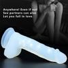 Pearl Translucent Simulation Dildo Liquid Silicone Female Masturbation Appliance Adult Sex Toys