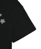 LMR Cat Symbol Applique Short Sleeve T-Shirt Black