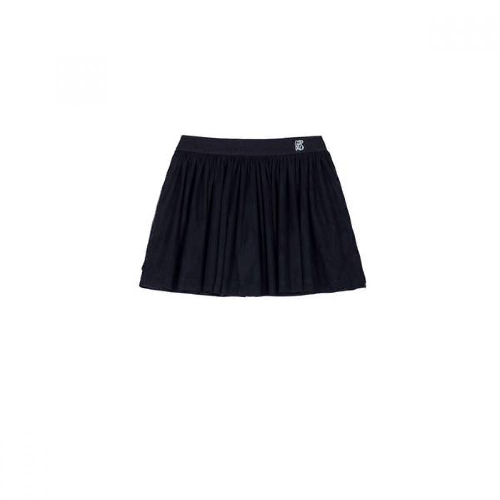 Goxo Black Banding Skirt Classic Logo S