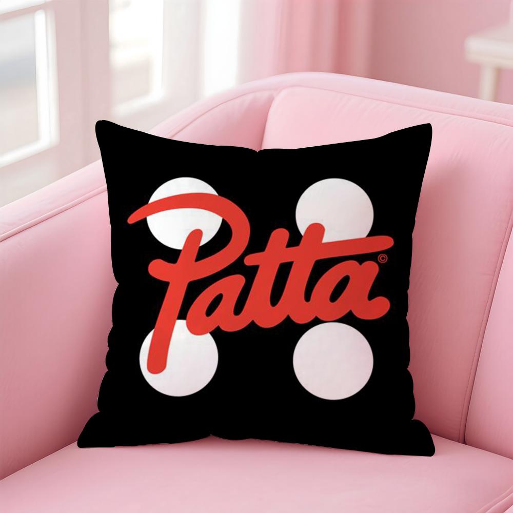 luxury PPatta Brand Cushion Cover Soft Plush Throw Pillow Cushion CoverDoubleSided Printed Pillow Case for Sofa Home Decor