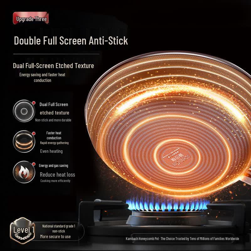 Kangbach Double Honeycomb Antibacterial Non-stick Wok