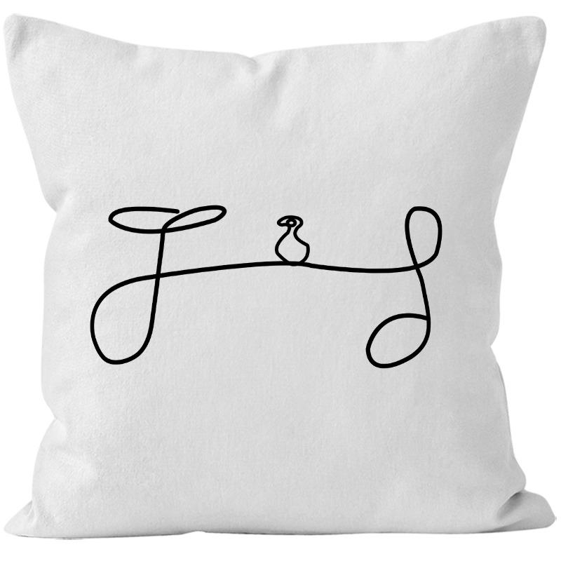 Small Fresh Cute Animal Sofa Pillowcase Dormitory Decoration Office Living Room Home Pillowcase