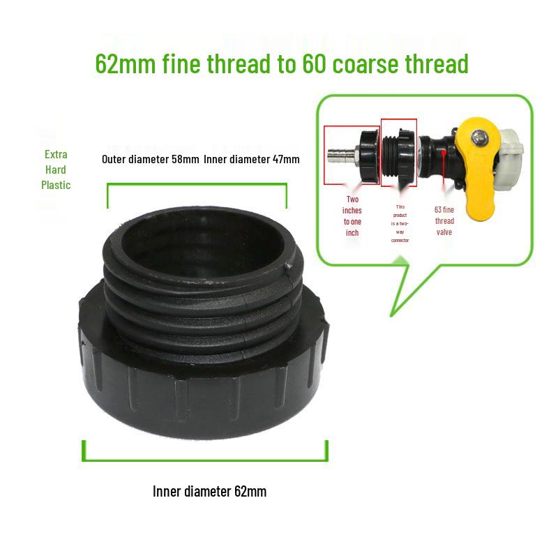 IBC Barrel C-Type Quick Connector Valve - 1", 1.5", & 2" Sizes Available