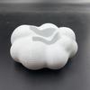 Storage Box, 3D Printed One-Piece Molding Storage Container with Double Slot Design, Cloud Shape Remote Holder Holds Two Remote Controls