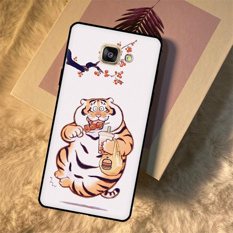 Cartoon Fat Tiger Case For Samsung Galaxy M15 M35 M55 M11 M14 M34 M54 M31 M13 M53 M51 M12 M32 M52 M16 M36 M56