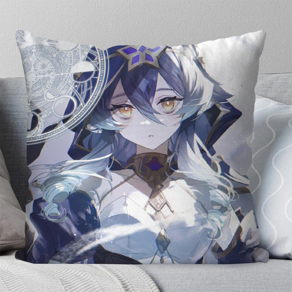 Layla Anime Game Genshin Impact Pillow Case Square Pillow Bedroom Sofa Leisure Comfort Cushion Living Room Home Decoration 40X40
