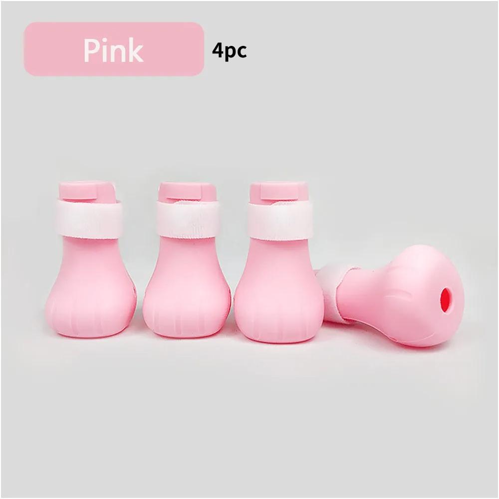 

4pcs Cat Special Foot Covers Anti Scratch Cat Shoes for Bathing Injection Medicine Feeding and Cleaning Small Cats