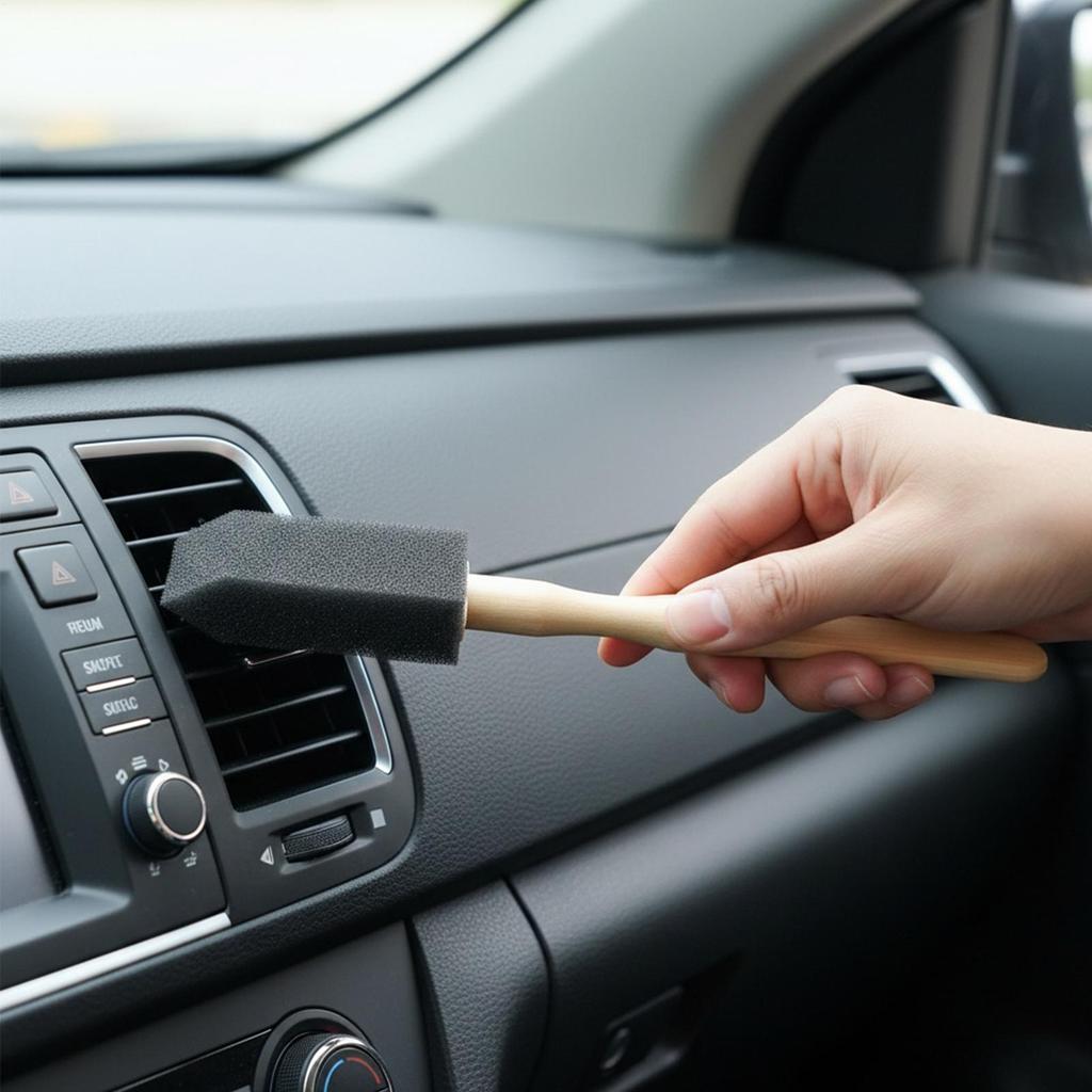 All-Purpose Detail & Dusting Brush, Soft & Stiff Bristles for Auto Home & Electronics, Perfect for Gentle Yet Effective Cleaning