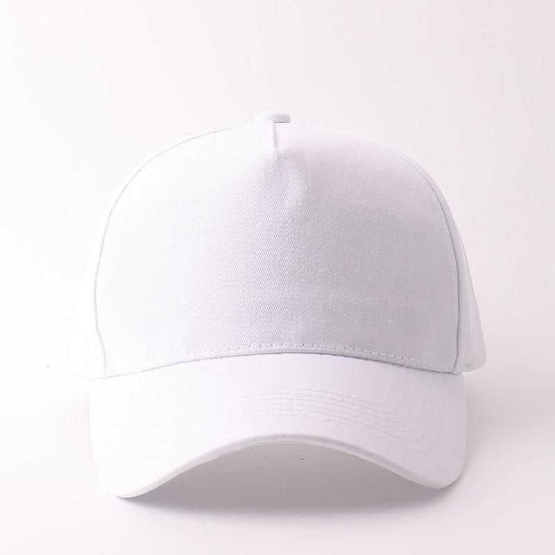 Promotional Peaked Cap Five-piece Light Board Embroidery Printing Solid Color Baseball Cap Outdoor Casual Hat