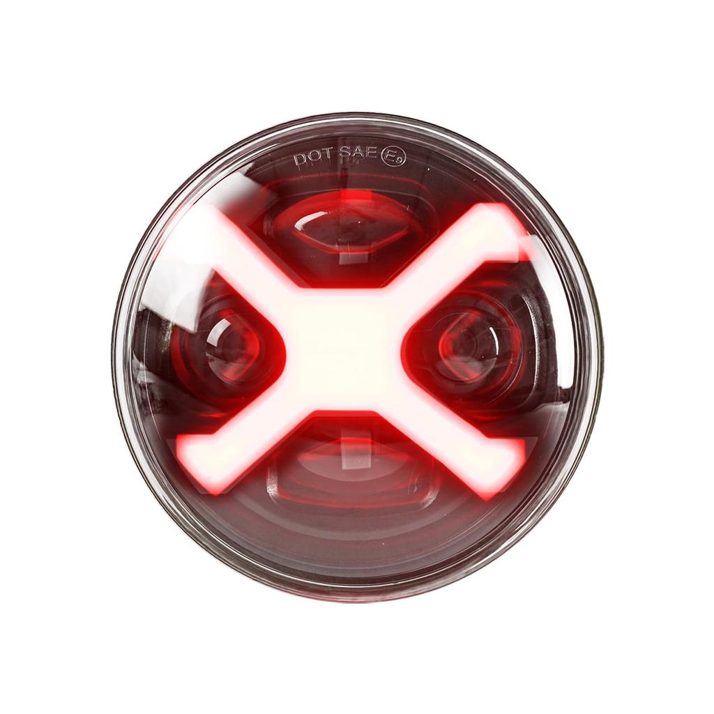 Vancroser Cross Cab CC110 Headlight LED Motorcycle Headlight with DRL Hi/Lo Switching /24V IP68