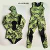 3mm Camo Neoprene Wetsuit Set Hooded Two-Piece Diving Snorkeling Cold Water Swimming Men Adult