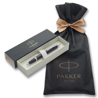 PARKER Ballpoint Pen IM Matte Black CT Medium Point Wrapping Bag with Brand Logo Gift Box Luxury Official Genuine Imported Product 2143442ZV3