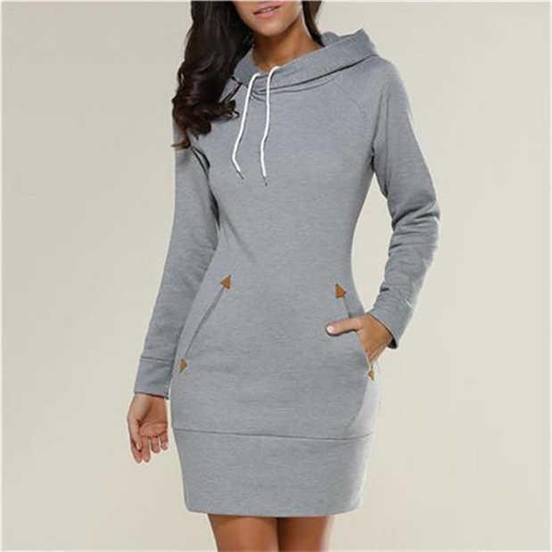 Buy AHAHA New Women Casual Long Sleeve Sports Pullover Hoodies ...