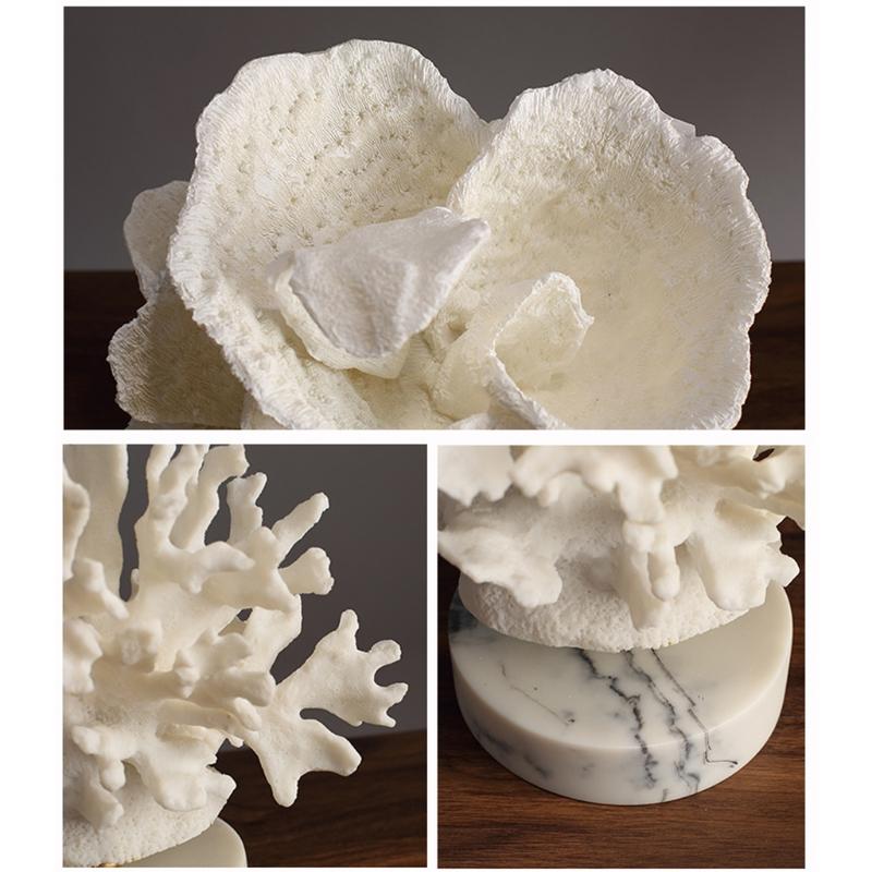 Korallinredning Harts Simulering Hantverk Moderna Vita Vardagsrumsbänkskivor Utsökt Heminredning Bröllopspresent