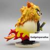 11CM Japanese Anime Demon Slayer GK Rengoku Kyoujurou Owl Big Brother Figure Model Toys Doll Kid Decorative Gift
