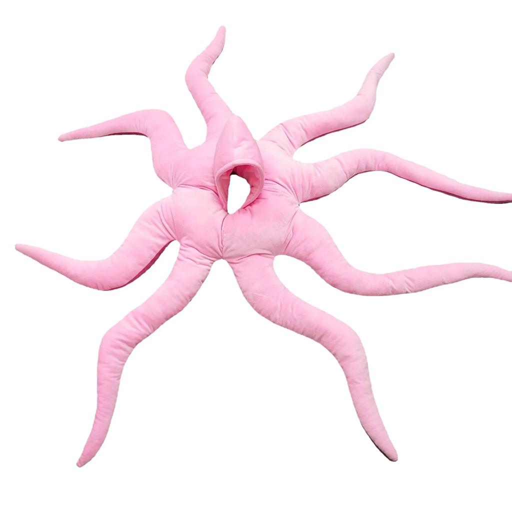 New Cute Giant Octopus Funny Role Play Children Halloween Stage Role Play Costume Pink Cushion Christmas Pillow Bodysuit