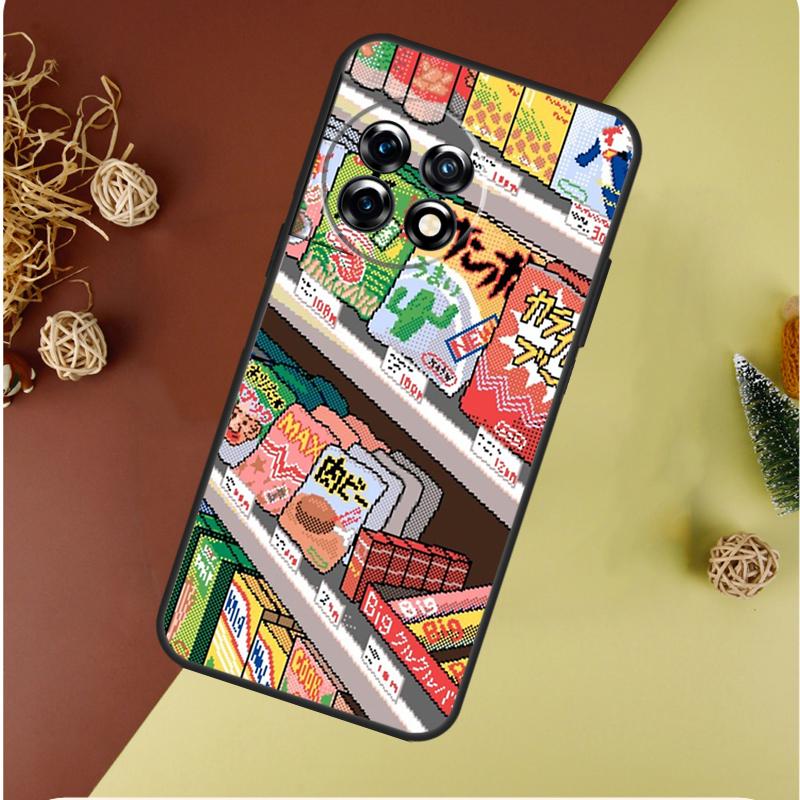 Art Pixel Aesthetic For OnePlus 13 13R 12 12R 11 9 10 Pro 8T 9RT 10T 10R Nord 4 CE 2 3 Lite N20 N30 Phone Case