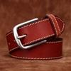 Pásek Pánské Retro první vrstva hovězí kůže Móda Univerzální Běžné Džíny Pásek Pánské