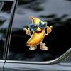 Lustige Bananen-Frucht Autoaufkleber Wasserdichte Vinyl-Aufkleber Karosserie Fenster Stoßstange Dekoration Motorradhelm Aufkleber TM198